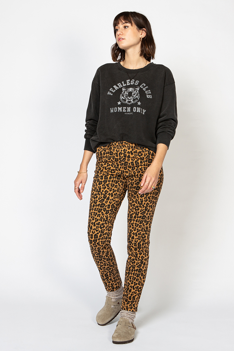 PANTALON DAHLIA LEOPARD